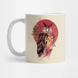 Owl Red Mug